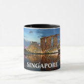 Mug Coupe de Singapour de panorama personnalisé (Centre)