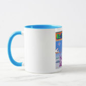 Mug Coupe de surf "Malibu Beach" (Gauche)