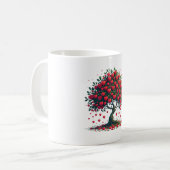 Mug Coupe décorée de fruits d'amour (Devant gauche)