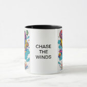 Mug Coupe d'encouragement à l'air chaud coloré (Centre)