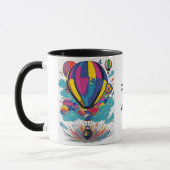 Mug Coupe d'encouragement à l'air chaud coloré (Gauche)