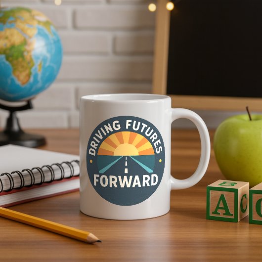 Mug Coupe d'enseignant inspirant; Enseignement avec bu