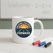 Mug Coupe d'enseignant inspirant; Enseignement avec bu