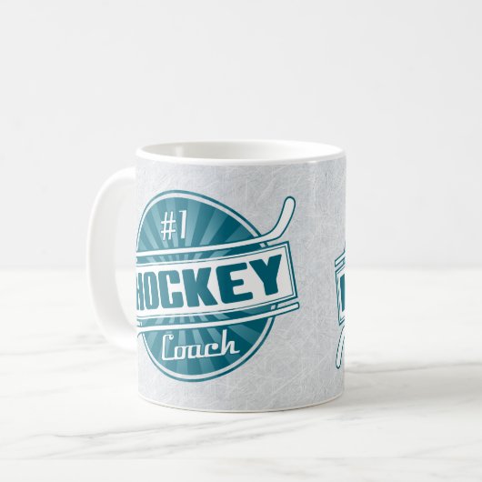 Mug Coupe des entraîneurs de hockey numéro 1 (Devant gauche)