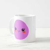 Mug Coupe des faces géométriques mignonnes (Devant gauche)