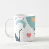 Mug Coupe design fleurie pour une âme joyeuse (Gauche)