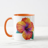 Mug Coupe Design Fleurs Fleurs Radiantes (Gauche)