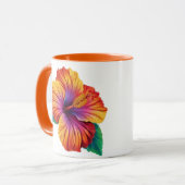 Mug Coupe Design Fleurs Fleurs Radiantes (Devant gauche)