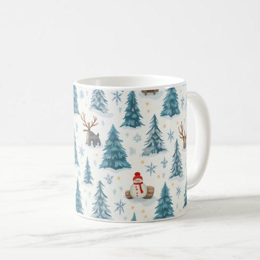 Mug Coupe d'hiver (Devant droit)