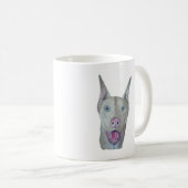 Mug Coupe Doberman Pinscher (Devant droit)