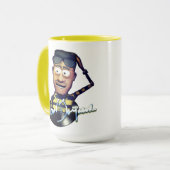 Mug Coupe Don Jaymor de café-caricature (Devant gauche)