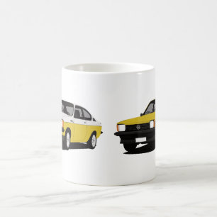 Mug Coupé d'Opel Kadett GT/E - deux images