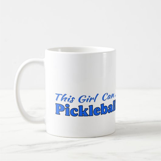 Mug Coupe Du Café : Cette Fille Peut Pickleball (Gauche)