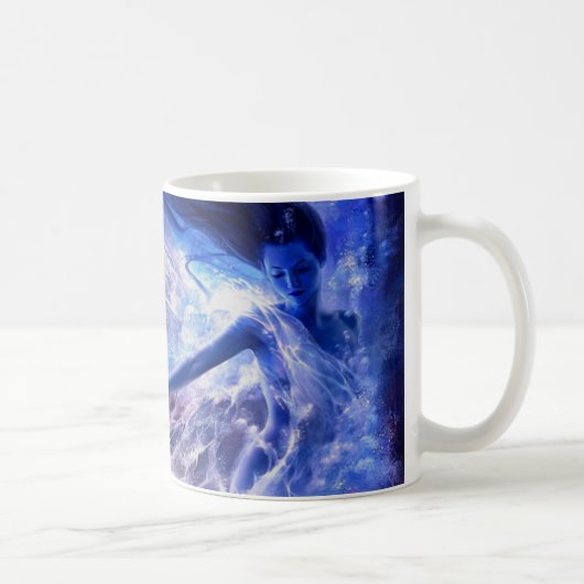 Mug Coupe du café de la déesse de l'eau (Droite)