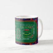 Mug Coupe du Café de table de craps très amusants (Devant droit)