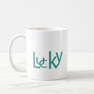 Mug Coupe du café : Lucky