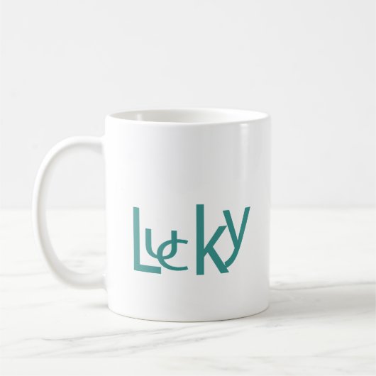 Mug Coupe du café : Lucky (Gauche)