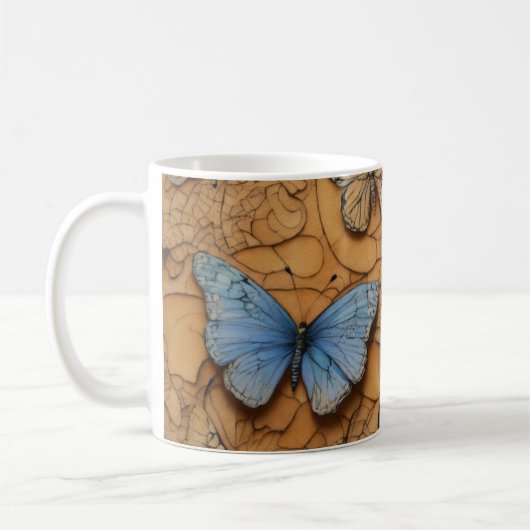 Mug Coupe du café papillon de Nature Lover : Sip in Tr (Gauche)