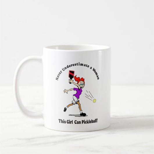 Mug Coupe du café : Pickleball (Gauche)