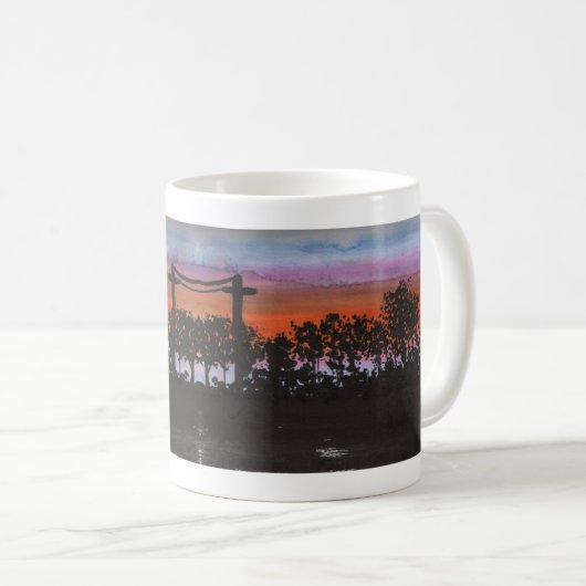 Mug Coupe du café Sunrise (Devant droit)