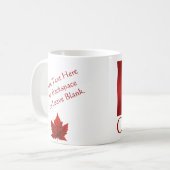 Mug Coupe du Canada de café souvenir (Devant gauche)