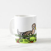 Mug Coupe du canard à mort (Devant gauche)