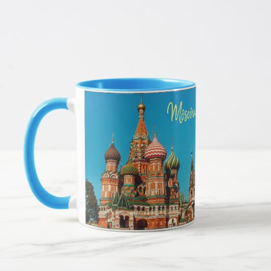 Mug Coupe du Carré rouge moscovite St Basil de Russie (Gauche)