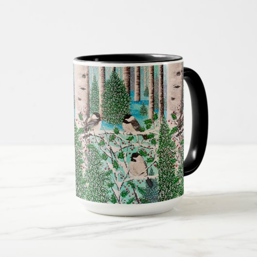 Mug Coupe du chat de Noël (Devant droit)