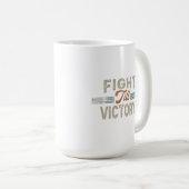 Mug Coupe du combat jusqu'à la victoire (Devant droit)