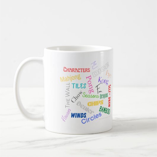 Mug Coupe du Mahjong Words (Gauche)