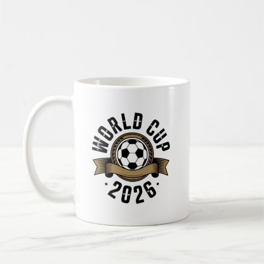 Mug Coupe du Monde 2026 ⚽ – Conception globale pour le (Gauche)