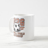 Mug Coupe du Monde 2026 ⚽ – Design pour les fans de fo (Devant gauche)