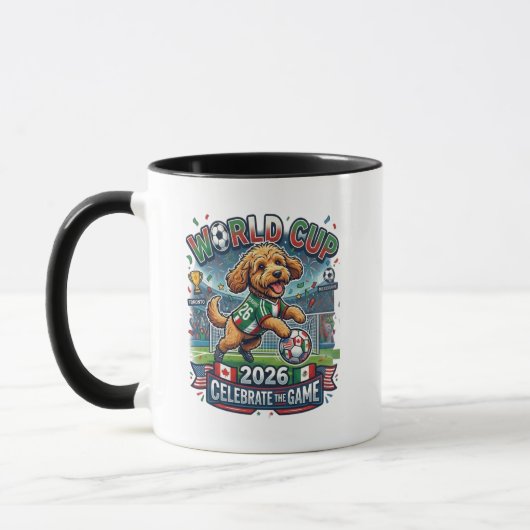 Mug Coupe du Monde Cockapoo 2026 (Gauche)