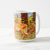 Mug Coupe du monde de maquillage de cerfs peints (Devant droit)
