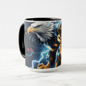 Mug Coupe du moteur foncé (Devant gauche)