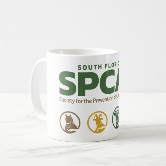Mug Coupe du sud de la Floride SPCA Coffee (Devant gauche)