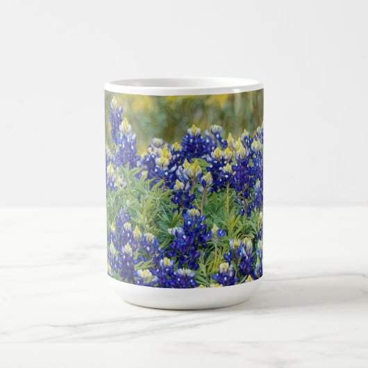 Mug Coupe du Texas Bluebonnets de fleurs (Centre)
