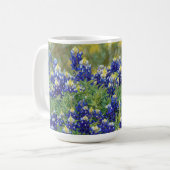 Mug Coupe du Texas Bluebonnets de fleurs (Devant gauche)