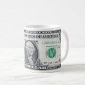 Mug Coupe d'un dollar (Devant droit)