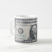Mug Coupe d'un dollar (Devant gauche)