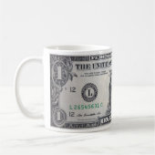 Mug Coupe d'un dollar (Gauche)