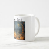Mug Coupe éffrayante de café. (Devant droit)