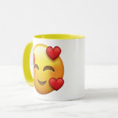 Mug Coupe Emoji de charme (Devant gauche)