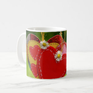 Mug Coupe en forme de coeur rouge - Amour & Romance