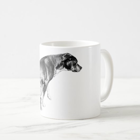 Mug Coupe fidèle dans les ombres d'automne (Devant droit)