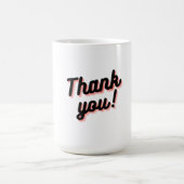 Mug Coupe Gradient Merci (Centre)