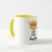 Mug Coupe Happy Sunshine Modern (Devant gauche)