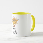 Mug Coupe Happy Sunshine Modern (Devant droit)