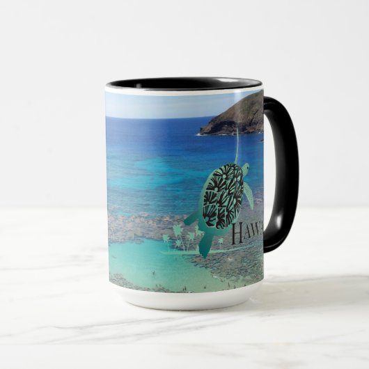Mug Coupe Hawaii Turtle Coffee (Devant droit)