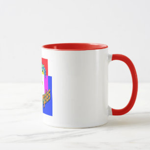 Mug Coupe "I LOVE Los Angeles Coloring 1"